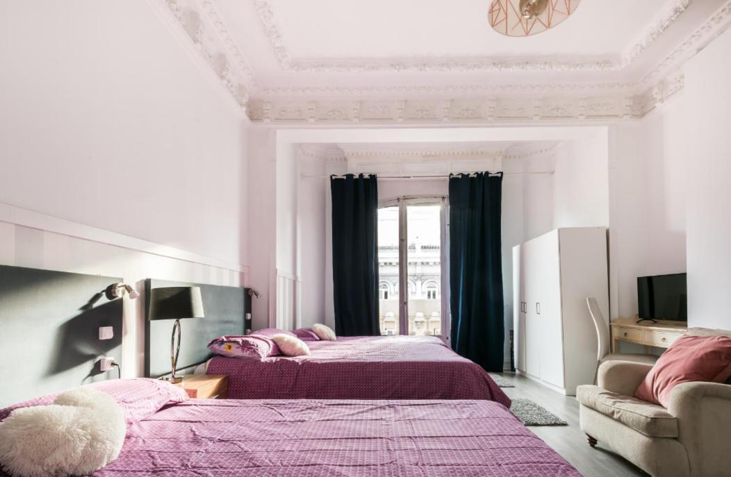 M&F 7 Rooms/7 Bathrooms Over Gran Via Madri Exterior foto